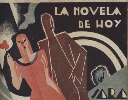 Cropped novel cover with photograph portrait of a woman and the text