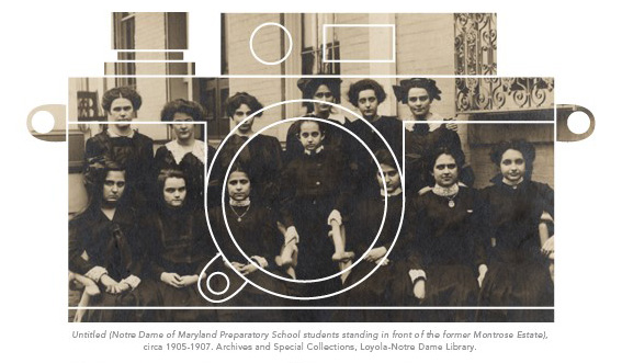 Notre Dame of Maryland Preparatory School students circa 1905-1907