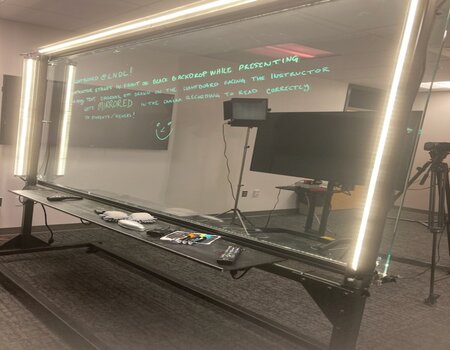 Presentation lightboard